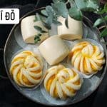 Hộp 6 bánh bao bí đỏ cốt dừa (Hàng Order t3 hàng tuần)