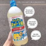 (Khuyến mại) Combo 5 chai Dầu ăn hoa cải Ajinomoto Nhật Bản 1000g (Sao chép)